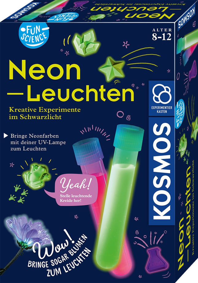 KOSMOS 654191 - Fun Science, Neon-Leuchten, Experimentierkasten