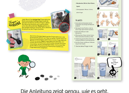 KOSMOS 654221 - Fun Science, 3D-Fingerabdrücke, Experimentierkasten