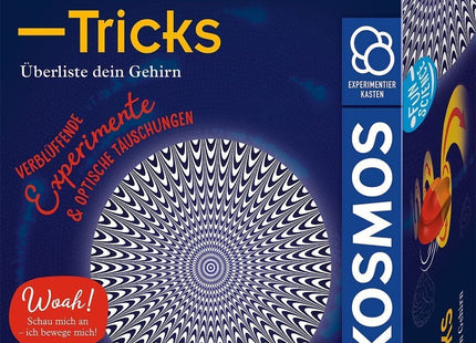 KOSMOS 654252 - Fun Science, Brain Tricks, Experimente mit optischen Täuschungen und Illusionen, Gehirnjogging - Experimentierkasten
