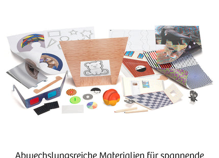 KOSMOS 654252 - Fun Science, Brain Tricks, Experimente mit optischen Täuschungen und Illusionen, Gehirnjogging - Experimentierkasten