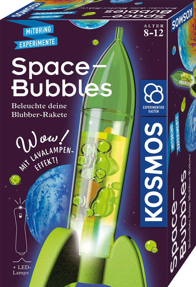 Space Bubbles - Beleuchte deine Blubber-Rakete - Experimentierkasten