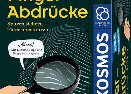 Finger-Abdrücke (Experimentierkasten) - Spuren sichern - Täter überführen.