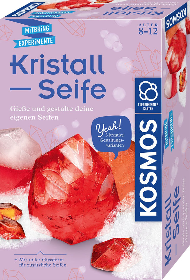 Kristall-Seife - Gieße und gestalte deine eigenen Seifen - Experimentierkasten