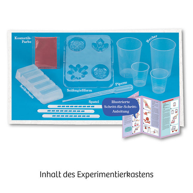 Kristall-Seife - Gieße und gestalte deine eigenen Seifen - Experimentierkasten