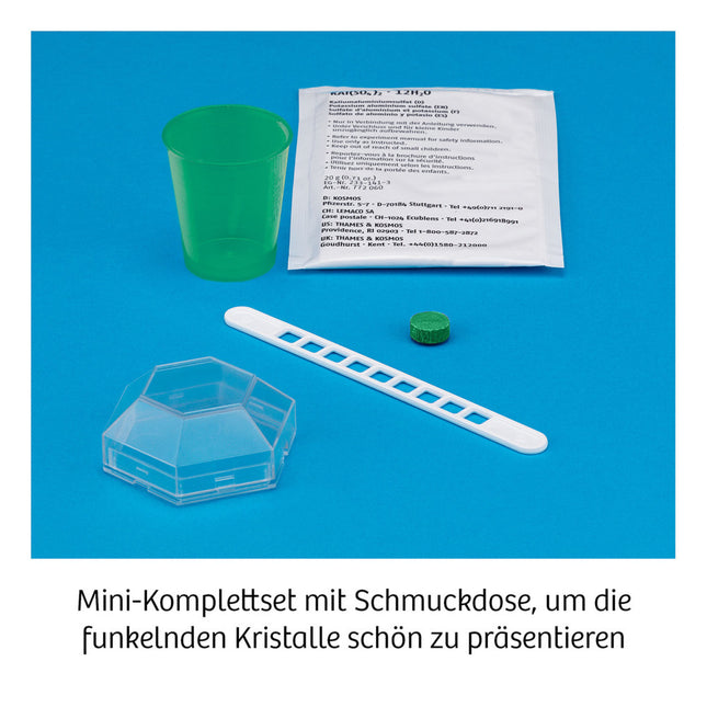 KOSMOS 657956 - Grüne Kristalle selber züchten, Experimentierkasten
