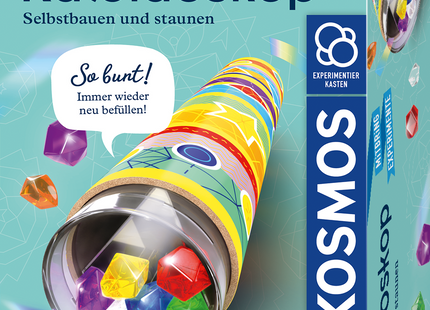 KOSMOS Kaleidoskop – Optik-Bausatz ab 6 Jahren – Originalverpackung des Kaleidoskop-Bausatzes