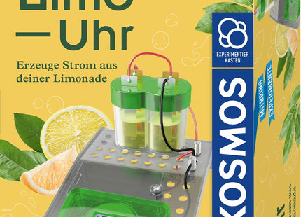 Limo-Uhr - Erzeuge Strom aus deiner Limonade - Experimentierkasten
