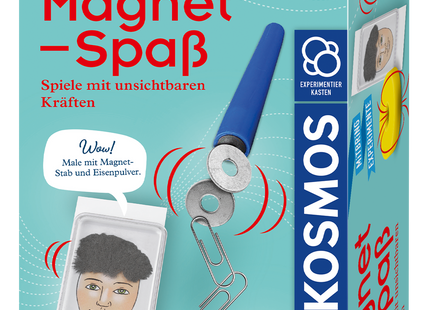 KOSMOS Magnet-Spaß – Experimentierkasten ab 6 Jahren – Originalverpackung des Magnetismus-Experimentierkastens