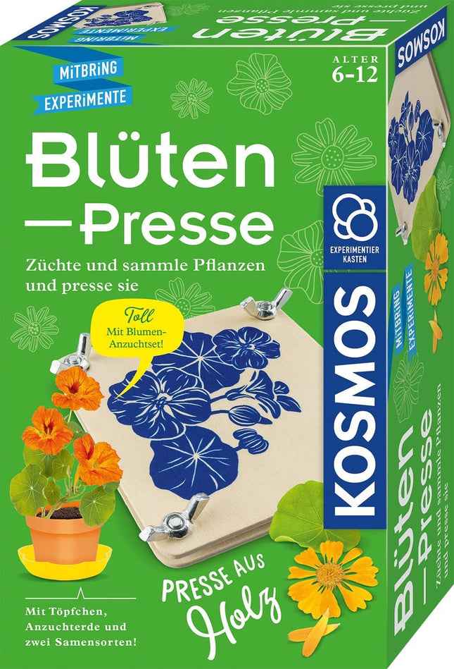 Blüten-Presse - Züchte und sammle Pflanzen und presse sie - Experimentierkasten