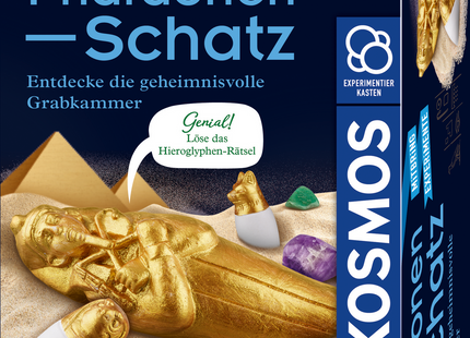 KOSMOS Pharaonen-Schatz – Ausgrabungs-Set ab 7 Jahren – Originalverpackung des Pharaonen-Schatz-Ausgrabungssets