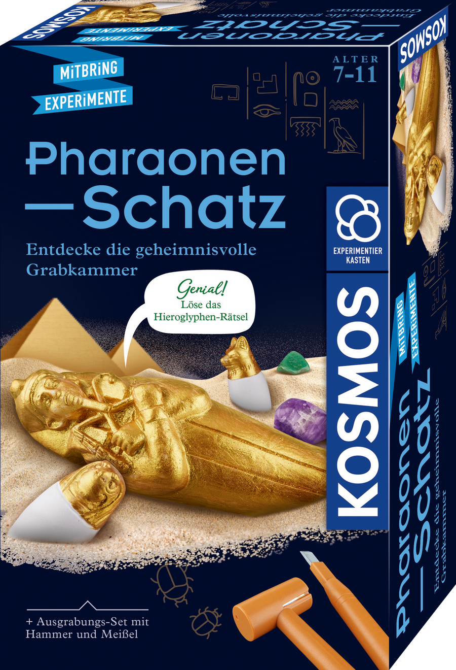 KOSMOS Pharaonen-Schatz – Ausgrabungs-Set ab 7 Jahren – Originalverpackung des Pharaonen-Schatz-Ausgrabungssets