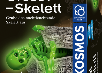 KOSMOS Grusel-Skelett – Ausgrabungs-Set ab 7 Jahren – Originalverpackung des Grusel-Skelett-Ausgrabungssets