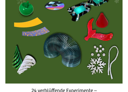 KOSMOS Experimente-Adventskalender 2026 – 24 Versuche ab 8 Jahren – Materialübersicht