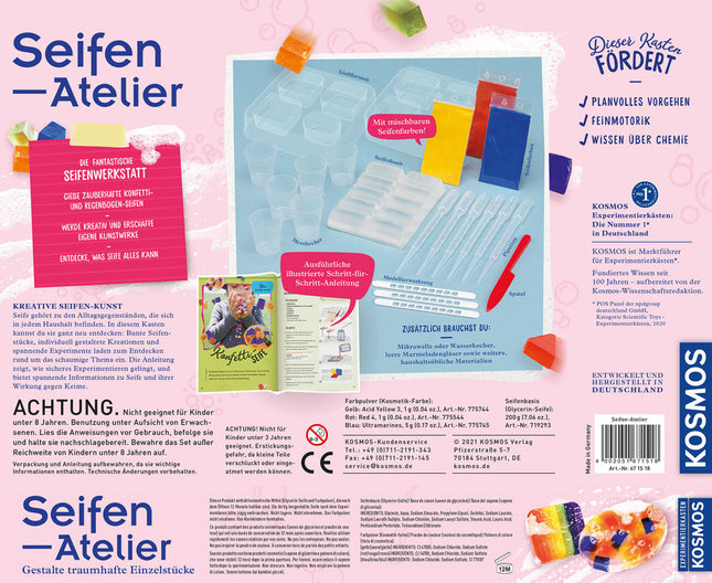 Seifen-Atelier - Gestalte traumhafte Einzelstücke - Experimentierkasten