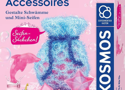 KOSMOS 671600 - Dusch-Accessoires, Gestalte Schwämme und Seifen, Experimentierkasten mint