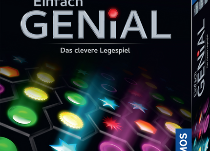KOSMOS Einfach Genial – Strategisches Legespiel ab 8 Jahren – Originalverpackung des Brettspiels Einfach Genial