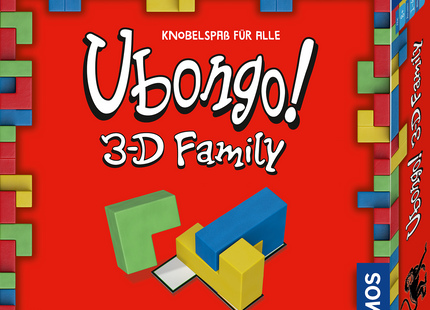 KOSMOS Ubongo 3-D Family – Räumliches Legespiel ab 8 Jahren – Originalverpackung von Ubongo 3-D Family