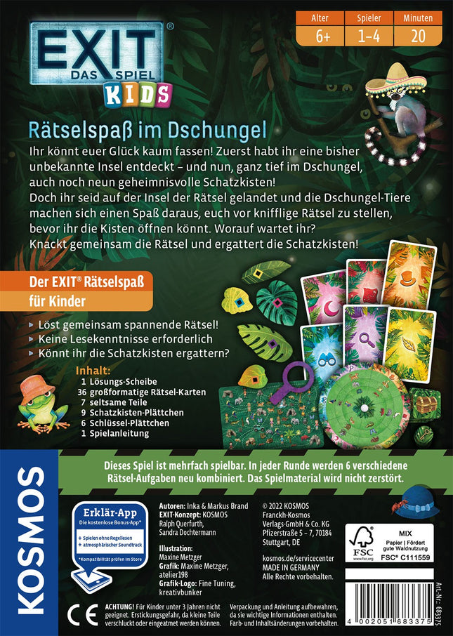 EXIT® Kids Rätselspaß im Dschungel