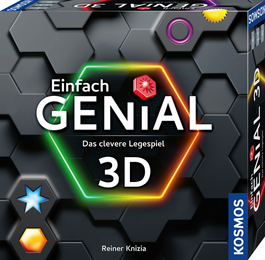 KOSMOS Einfach Genial 3D – Strategiespiel ab 8 Jahren – Verpackung Vorderseite