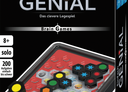 KOSMOS Einfach Genial Brain Games – Solo-Legespiel ab 8 Jahren – Originalverpackung von Einfach Genial Brain Games