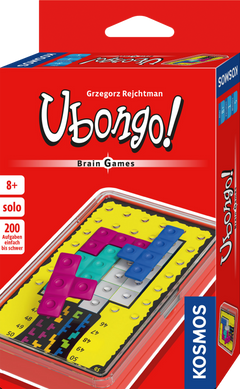 KOSMOS Ubongo Brain Games – Solo-Knobelspiel mit 200 Aufgaben
