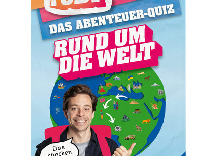 Checker Tobi: Rund um die Welt – Vorderseite der Spielschachtel