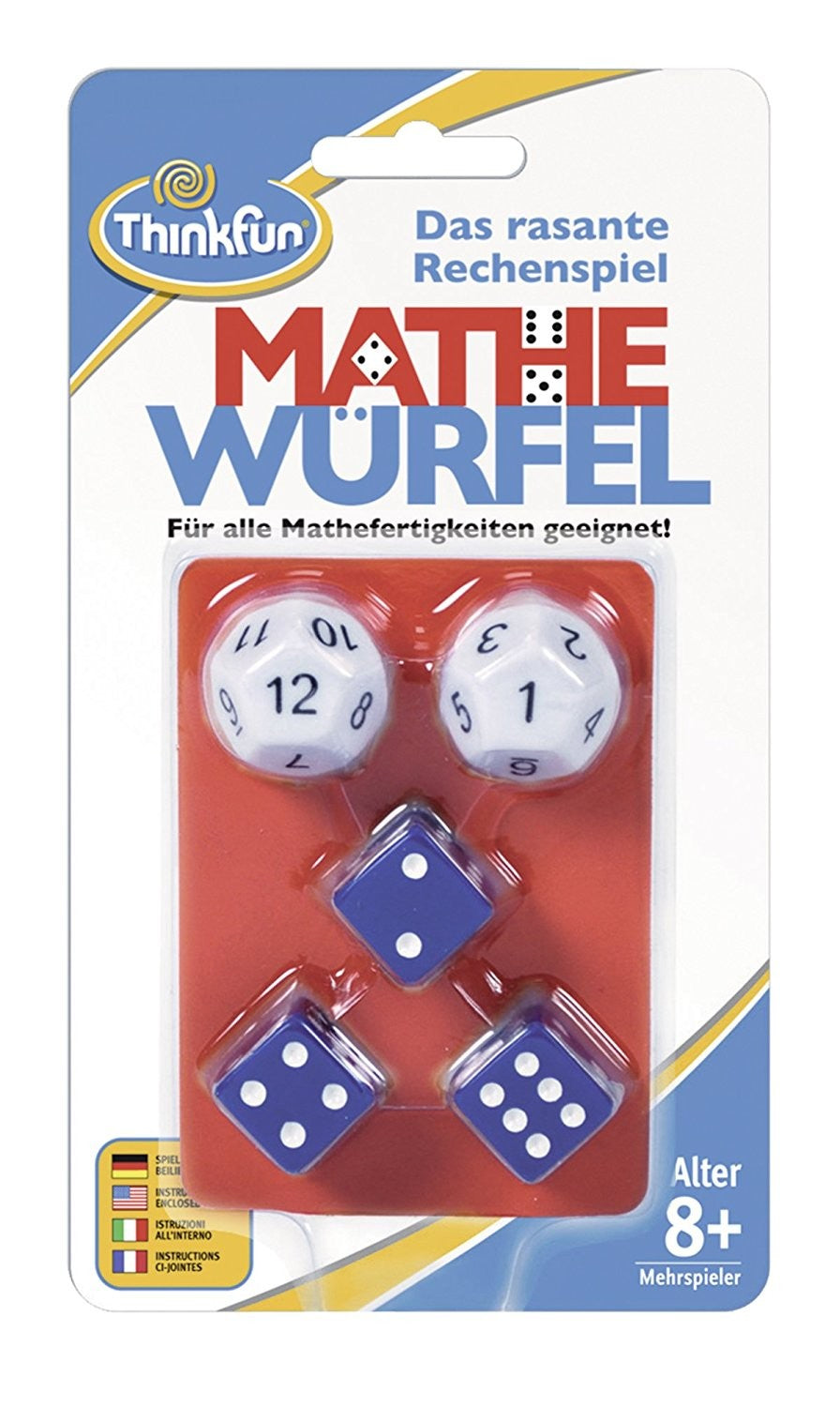 ThinkFun Mathe Würfel - Lernspiel ab 8 Jahre
