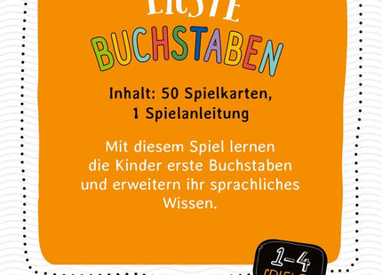 Lernen Lachen Selbermachen: Erste Buchstaben - Kartenspiel ab 5 Jahre