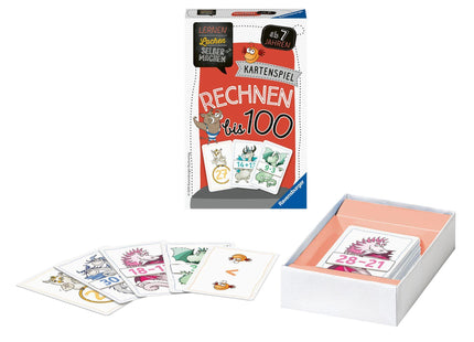 Lernen Lachen Selbermachen: Rechnen bis 100 - Kartenspiel ab 7 Jahre