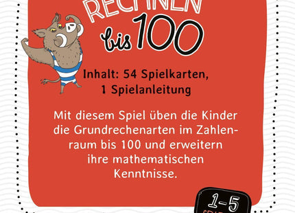 Lernen Lachen Selbermachen: Rechnen bis 100 - Kartenspiel ab 7 Jahre