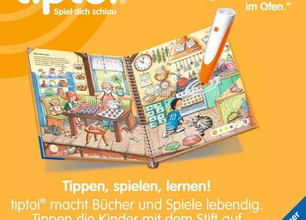 tiptoi Zahlen und Mengen – Lernbuch ab 4 Jahren – Anwendungsbeispiel mit separat erhältlichem tiptoi-Stift
