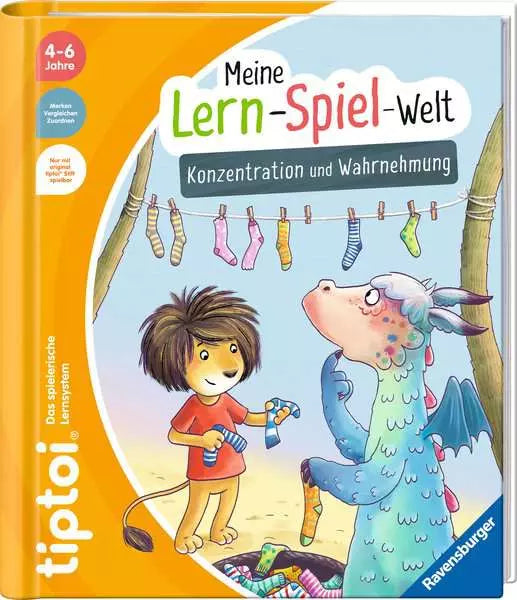 tiptoi Konzentration und Wahrnehmung – Lernbuch ab 4 Jahren – Buchcover