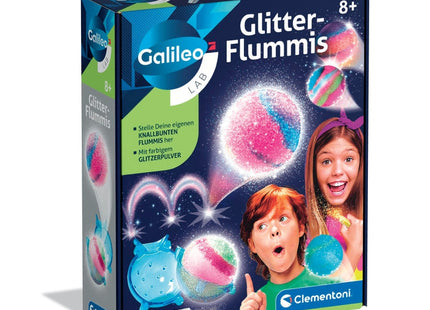 Clementoni Galileo Glitter-Flummis – Experimentierkasten ab 8 Jahren