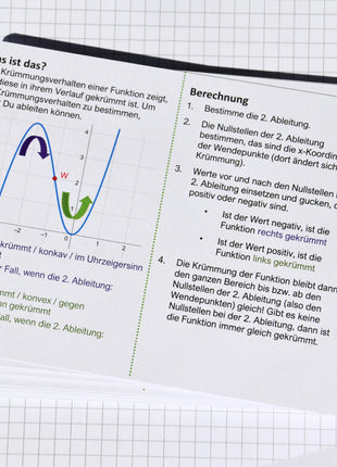Mathe Spickzettel A6 Pro: Lernkarten für das Abitur