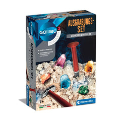 Clementoni Galileo Steine & Mineralien – Ausgrabungs-Set ab 7 Jahren