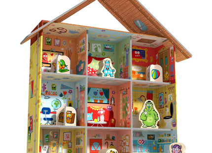 HABA Logic! GAMES – Wo ist Wanda? – Aufgebautes Monsterhaus mit Wimmelbild und Spielfiguren