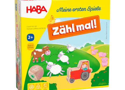 HABA Meine ersten Spiele – Zähl mal! – Originalverpackung des Zählspiels ab zwei Jahren