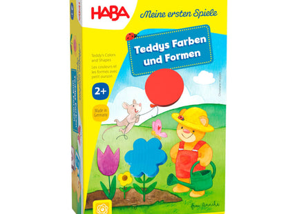 HABA Meine ersten Spiele – Teddys Farben & Formen – Originalverpackung der Legespielsammlung ab zwei Jahren