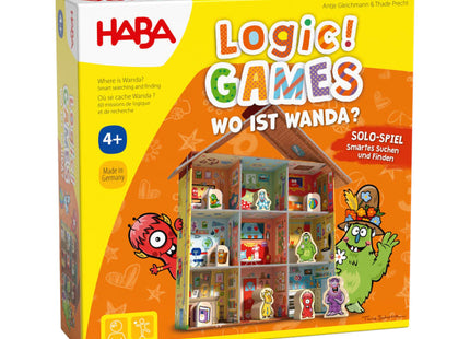 HABA Logic! GAMES – Wo ist Wanda? – Originalverpackung des Logikspiels ab vier Jahren
