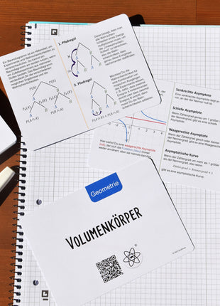 Mathe Spickzettel A6 Pro: Lernkarten für die 8.-10. Klasse