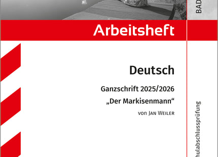 STARK Jan Weiler: Der Markisenmann - Deutsch Ganzschrift 2025/26 BW - Arbeitsheft mit Lösungen