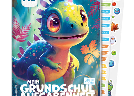 Häfft Grundschul-Hausaufgabenheft A5 – 1./2. Klasse, undatiert, Kleiner Dino