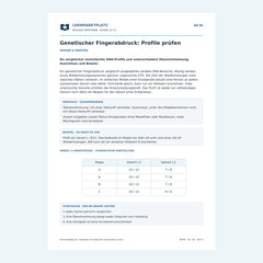 Genetischer Fingerabdruck: Profile prüfen – kostenloses Biologie-Arbeitsblatt mit Lösungen (PDF)