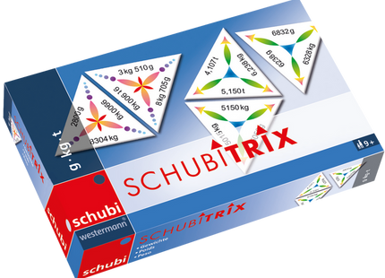 SCHUBITRIX Mathematik – Gewichte umrechnen – Originalverpackung mit Beispielkarten