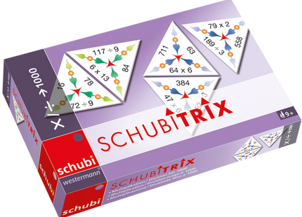 SCHUBITRIX – Multiplikation und Division bis 1000 – Produktverpackung