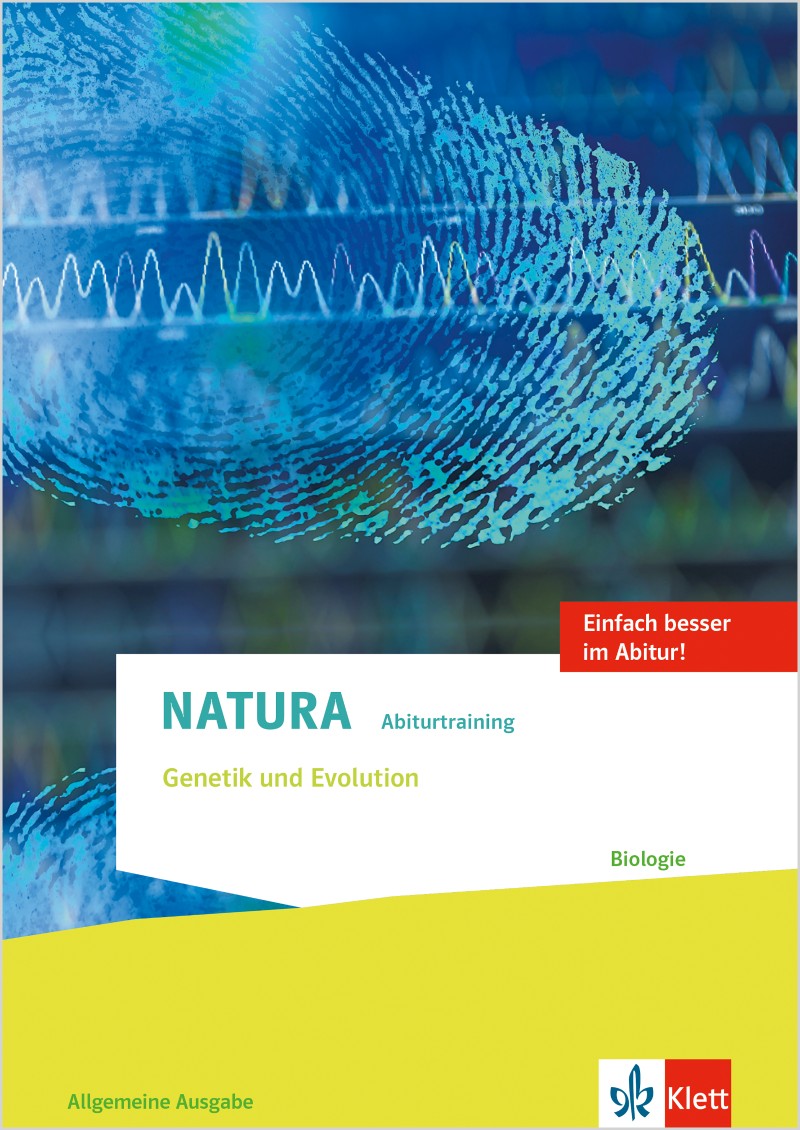 Cover: Klett Natura Abiturtraining Genetik und Evolution – Allgemeine Ausgabe Oberstufe ab 2022