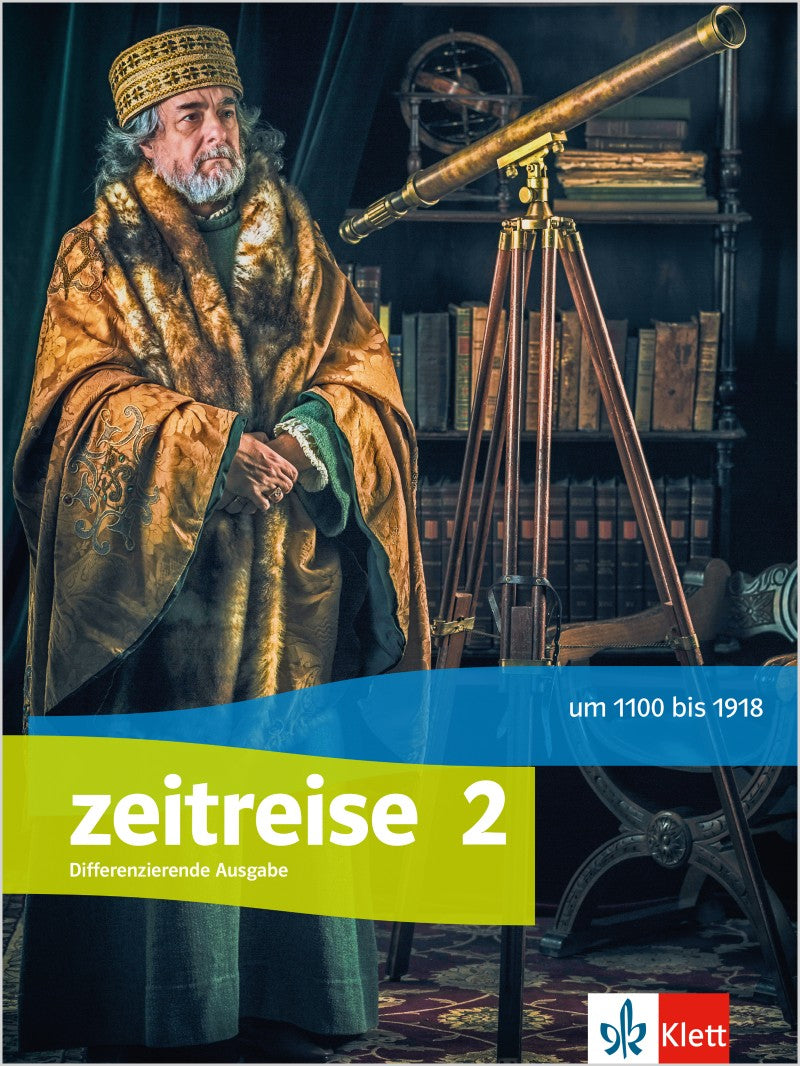 Originalcover: Klett Zeitreise 2 – Schulbuch Klasse 7/8, differenzierende Ausgabe NW, TH, MV ab 2020
