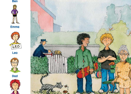 Blick ins Buch – Bildseite zu Familie und Freunden