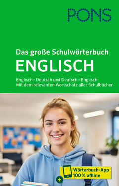 PONS Das große Schulwörterbuch Englisch 2026 – mit Wörterbuch-App