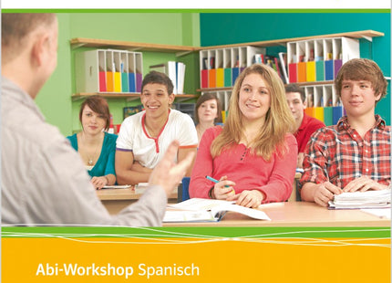 Originalcover: Klett Abi-Workshop Spanisch – Sicher in Hörverstehen und Sprachmittlung